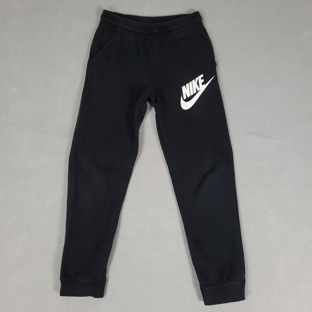 Nike Joggers Mens XL Black Sportswear Tapered Cotton Fleece BV0786-010